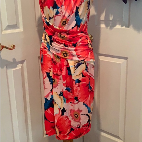 Tahari bright and beautiful lined dress, new, 4 - Picture 2 of 7